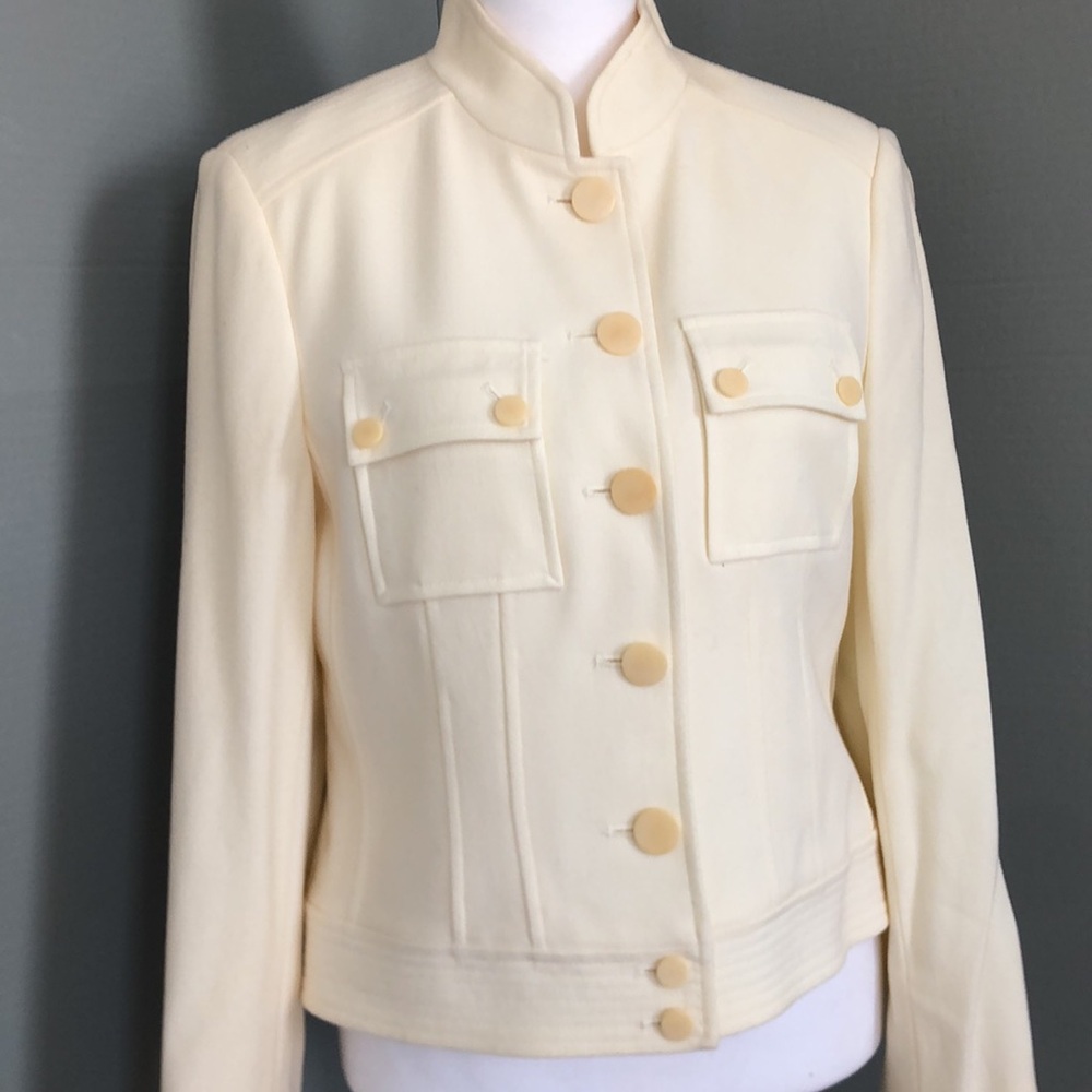 Talbots Ivory Wool Jacket - Picture 4 of 10